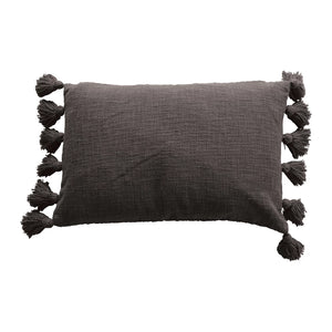 Grey Lumbar Pillow