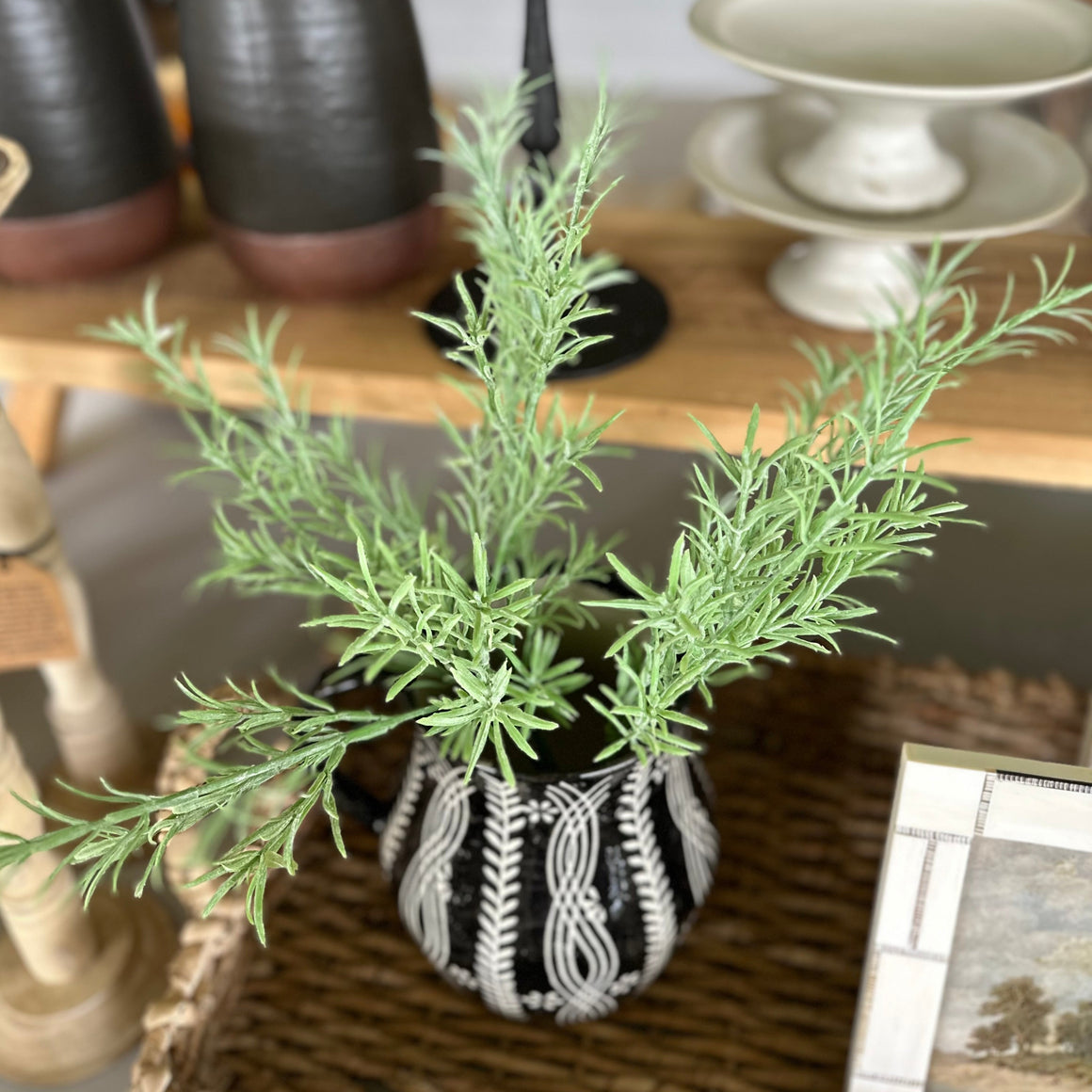 Faux Rosemary Stem