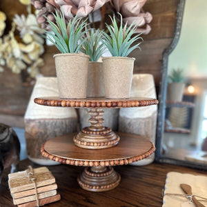 Beaded Cake Stand