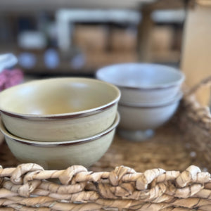 Stoneware Footed Bowl