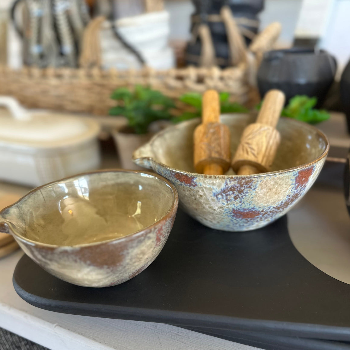 Stoneware Batter Bowls