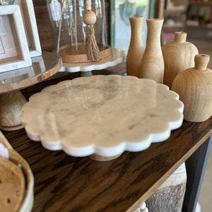 Scalloped Cake Stand