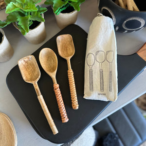 Mango Wood Serving Spoons