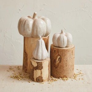 Stoneware Pumpkins & Gourds