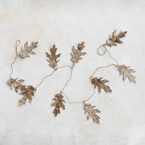 Birch Bark Leaf Garland