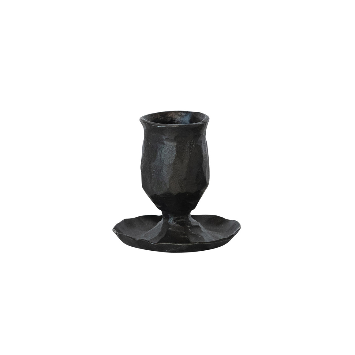 Black Cast Iron Taper Holder