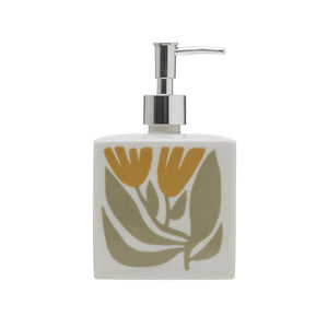 Floral Soap Dispenser