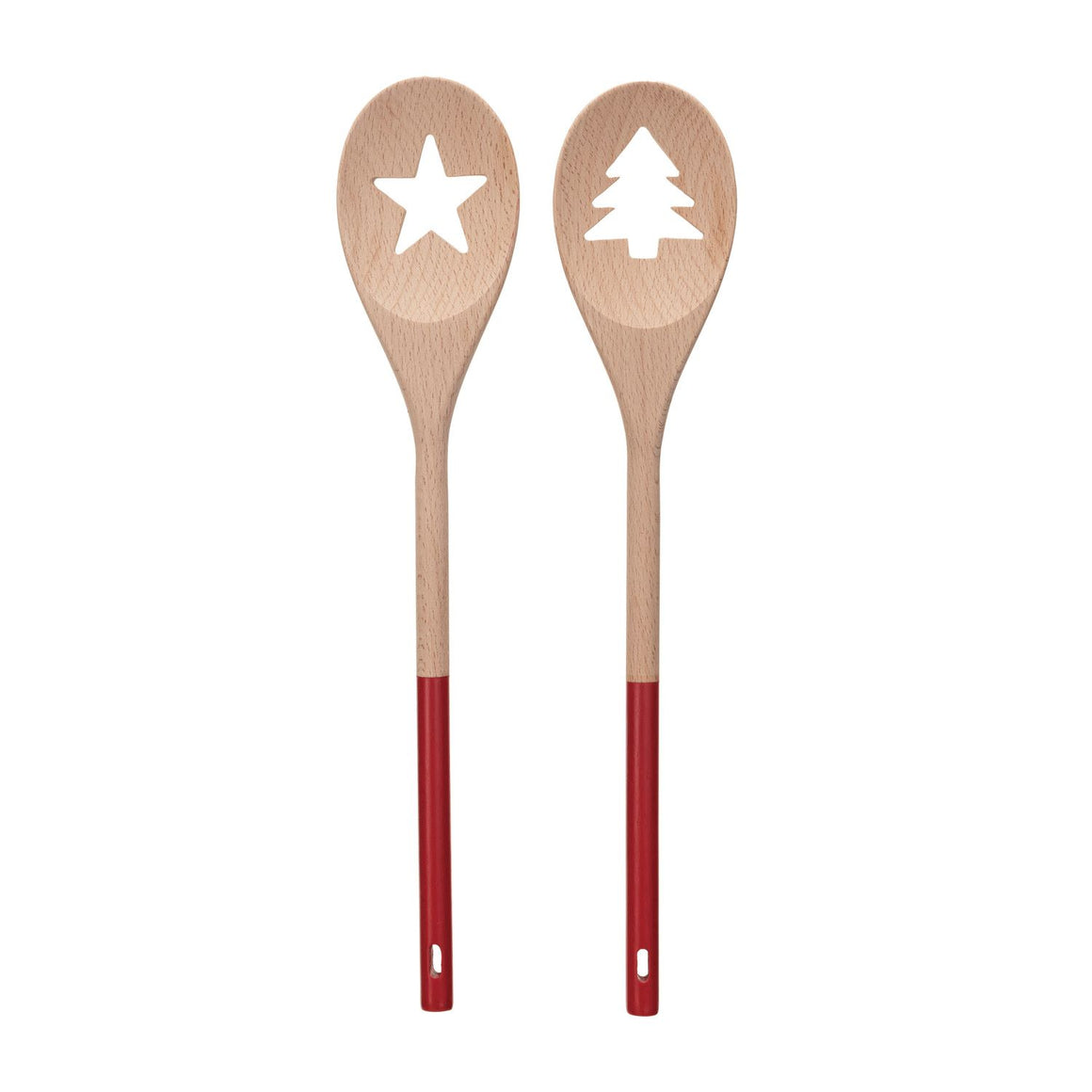 Holiday Wood Spoon with Cut-Out