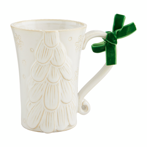 White Christmas Mugs