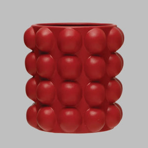 Matte Red Dots Planter