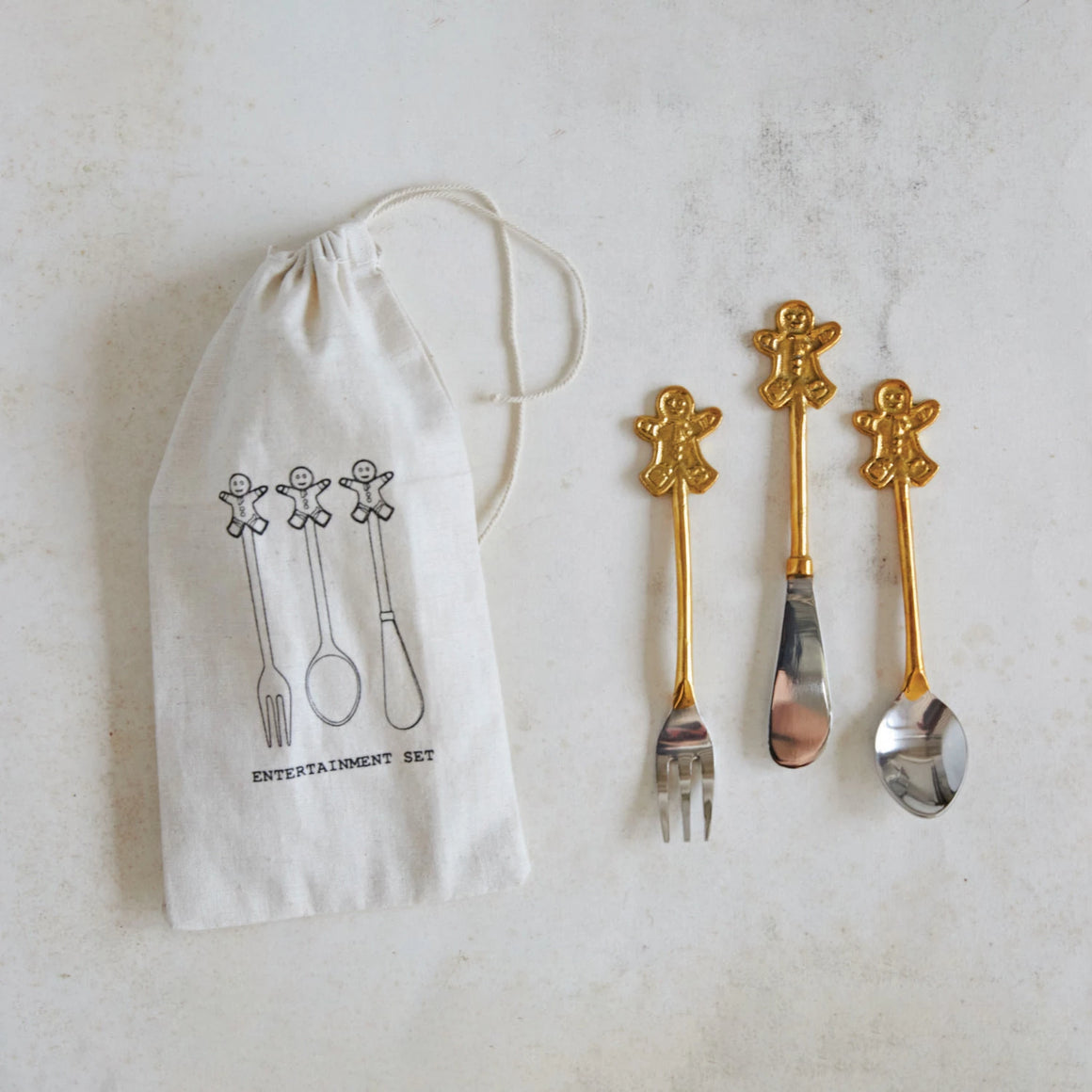 Gingerbread Man Cutlery