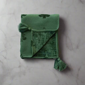 Evergreen Jacquard Throw